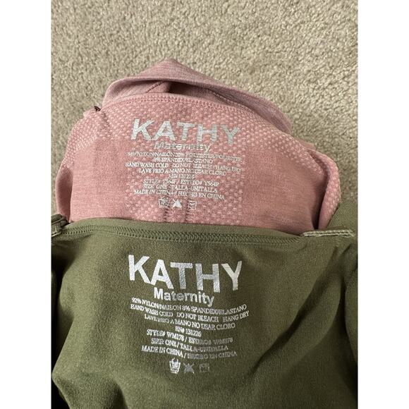 Kathy Maternity Tank Punk & Green Bundle Adjustable Straps Women’s Size Medium - Picture 6 of 9